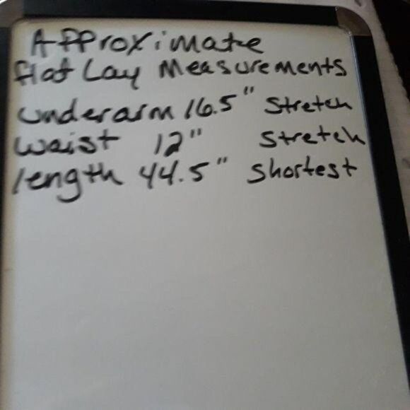 Vtg 90's Kelly Renee Dress Chambray Embroidered Sleeveless SharkBite Maxi Sz S - Picture 9 of 9